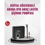 Nilavia Kompakt Tasarımlı LED Işıklı Taşınabilir Hava Kompresörü - AL002A-61WS44