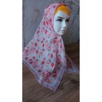 Nilbutik Kız Çocuk Temalı Pamuklu Çocuk Eşarp 80*80cm