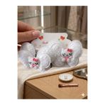 Nildesign Bebek&Kız çocuğu Hello kitty Renkli parıltılı saç Toka seti 2’li