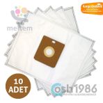 Nilfisk Action Plus Petpack 10 Adet Uyumlu Süpürge Toz Torbası