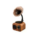 Nilin Ft-05 Retro Mini Ahşap Gramafon Bluetooth Radio Hoparlör