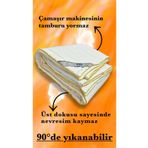 nilin Otel Tipi Leke Tutmayan Makina Taburu Yormadan Yıkama Gold Biyeli Çift Kişilik 200x220 Ince Yorgan