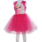 Niliya Çocuk Giyim Pembe Elsa Tütü Elbise - 3 - 4 Yaş - 13P-Pembe