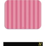 Nilizma Pembe Renkli Çizgili Ergonomik Mouse Pad - 23 cm x 19 cm - Kaydırmaz Taban Ev ve Ofis Kullanımı Için Ideal Fare Altlığı Mousepad