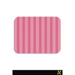 nilizma Pembe Renkli Çizgili Ergonomik Mouse Pad, Kaymaz Yüzey ile Ev ve Ofis Kullanımı için İdeal