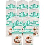 Nilky Nilky şekersiz Hindistan Cevizi Sütü Glütensiz Bitkisel Bazlı Laktosuz VEGAN8X1 Lt