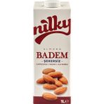 Nilky Şekersiz Badem Sütü 1 lt Glütensiz Vegan Laktosuz Bitkisel Bazlı Ürün Türkiye Menşeli