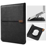 Nillkin Dizüstü Bilgisayar Kılıfı Laptop Standı, 13-14 inç Bilgisayar Darbelere Dayanıklı Çanta 13 inç MacBook Pro ve MacBook Air, XPS 13, Surface Book 13,5 inç, iPad Pro 12,9 inç, Siyah Doku