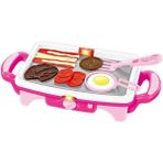 Nilly Toys Işıklı Aksesuarlı Oyuncak Teppanyaki Izgara - Pembe