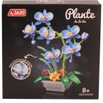 Nilly Toys JK29011 Jaki Mavi Orkide Saksıda 581 Parça Block Oyuncak - Renkli