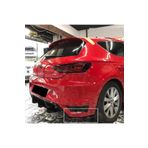 NilparTuning Seat Leon Mk3 Aero Arka Tampon Flapı Plastik Parlak Siyah 2013-