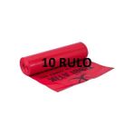 Nilplast Tıbbi Atık Poşeti 80x110 800 gr 10 Adetli Rulox10 Rulo - RENK