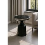 Nils Aksesuar Official Neo Marble Black – Modern Tasarım Yan Sehpa