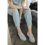 Nilufarr Lou Gri Süet Kadın Casual Ayakkabı