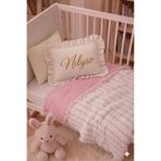 Nilyso Home 4 Katlı Çift Taraflı Müslin Bebek Örtüsü, %100 Pamuk Çok Amaçlı Bebek Battaniyesi