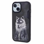 Nimmy iPhone 15 Uyumlu 3D Kıyafet Kurt Detaylı Nakış İşlemeli Kabartmalı Fashion Pet Kılıf