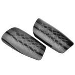 Nimomo Futbol Dizlik Koruyucuları Yetişkin Futbol Shinguards, 1 Çift Siyah Futbol Dizlik Koruması, Spor için Hafif Bacak Koruyucu, Futbolcular için Uygun