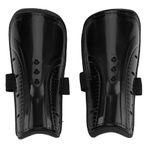 Nimomo Futbol Shinguards Futbol Shinguards, 1 Çift Yetişkin Çocuk Futbol Dizlik, Bacak Koruyucuları, Siyah, Hafif Tasarım, Her Yaş için Uygun