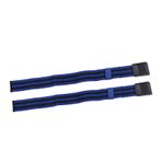 Nimomo Muscle Gain Band 2 Adet Oklüzyon Antrenman Bandı, Kas Geliştirme için Kan Kısıtlama Bandı, 64 cm Uzunluğunda, Mavi, Kol Eğitimi için Fitness Aksesuarı