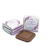 Nin Chocolate 125 Adet Dökme Pembe Çiçek Baskılı Söz Ve Nişan Çikolatası
