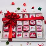 Nin Chocolate Sevgiliye Aşk Temalı Kare Çikolata 24'lü