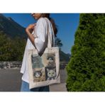 Ninastore Babuşka Kedi Tote Çantası - Tote Çanta, Sevimli Tote Çanta, Kadınlar Için Sevimli Hediye, Sevimli Kitap Çantaları, Kedi Severler Için Sevimli Hediye, Bakkal Poşetleri - Renkli