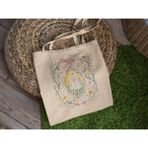 Ninastore Bahar Hanımı Tote Çantası - Şirin Tote Çantalar, Estetik Tote Çanta, Kitap Çantası, Estetik Tote Çanta, Alışveriş Çantası, Hediye Tote Çanta, Coquette Tote Çanta - Renkli