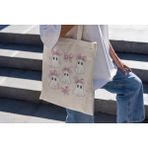 Ninastore Coquette Sevimli Hayaletler Tote Çantası - Sevimli Tote Çanta, Coquette Tote Çantası, Cadılar Bayramı Tote Çantası - Renkli