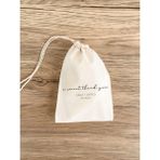 Ninastore Düğün Hediye Çantaları, Muslin, Kişiselleştirilmiş (4x6, 5x7, 8X10 Inç) - Renkli