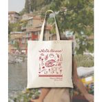 Ninastore Italyan Düğün Çantası, Pizza Doodle Tasarımı (Gelin Duşu Hediyesi) - Renkli
