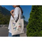 Ninastore Sinek Kuşu Tote Çantası - Sevimli Tote Çanta, Hediye Kitap Çantası, Sevimli Tote Çantalar, Hediye Tote Çanta, Alışveriş Poşetleri - Renkli