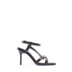 Nine West Alina 4FX Siyah Kadın Topuklu Sandalet
