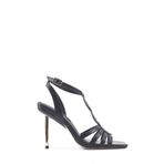 Nine West Anaki 4FX Siyah Topuklu Kadın Sandalet