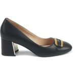 Nine West Anessa 5PR Siyah Kadın Klasik Topuklu Ayakkabı