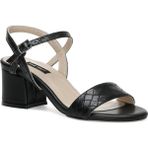 Nine West Aycen2 2FX Siyah Kadın Topuklu Sandalet
