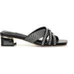 Nine West Belina 4FX Siyah Kadın Topuklu Terlik