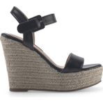 Nine West Benoıt 3FX Siyah Kadın Dolgu Topuk Sandalet