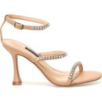 Nine West BRENDA 3FX Krem Kadın Topuklu Sandalet - Bej