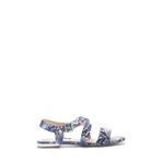 Nine West Etrina2 5FX Mavi Kadın Düz Sandalet