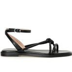 Nine West Frankston 4FX Siyah Kadın Düz Sandalet