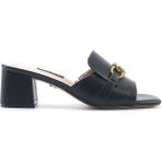 Nine West Garland 5FX Siyah Kadın Topuklu Terlik