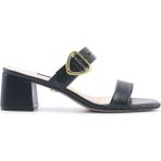 Nine West Garnet 5FX Siyah Kadın Topuklu Terlik