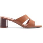Nine West Gigi 5FX Taba Kadın Topuklu Terlik