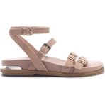 Nine West HERANES 5FX Krem Kadın Düz Sandalet - Bej