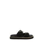Nine West Herpan2 5FX Siyah Kadın Dolgu Topuk Terlik
