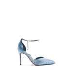 Nine West Jacinthe 5FX Mavi Kadın Abiye Ayakkabı