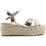 Nine West Kadın Altın Renk Suni Deri Pansy 5fx Espadril Düz Taban Yaz Ayakkabısı