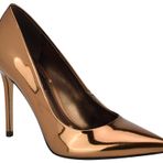 Nine West Kadın Taze Sivri Burun Pompası, Bronz Ayna Metalik 751, 5