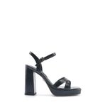 Nine West Kelli 5FX Siyah Kadın Topuklu Sandalet