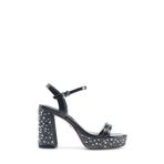 Nine West Lamarcia 5FX Siyah Kadın Topuklu Sandalet